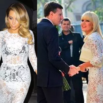 Vedetele de la Hollywood adoră rochia purtată de Elena Udrea. Cui îi stă mai bine?