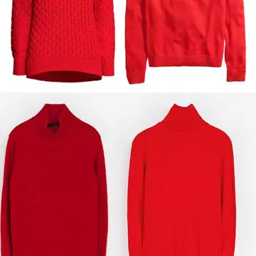 Cele mai frumoase pulovere roşii din colecţiile Bershka, Zara şi H&M 2013