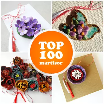 Top 100 Cele mai frumoase martisoare handmade
