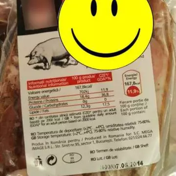 Gafă de proporţii pe eticheta unui produs alimentar! Uite cum sună "engleza de baltă"