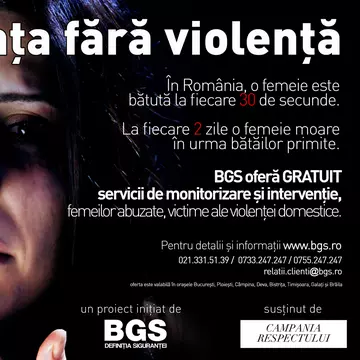 BGS oferă gratuit servicii de monitorizare și intervenție femeilor abuzate din România