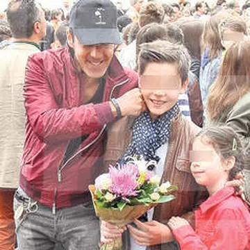 Ştefan Bănică jr a fost prezent la serbarea fiului său