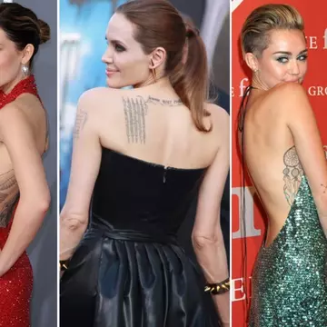 Rochiile de seară şi tatuajele. Crezi că se potrivesc?