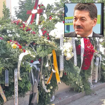 Poezii în loc de rugă. Milionarul Vonica a fost înmormântat ieri, la Sibiu