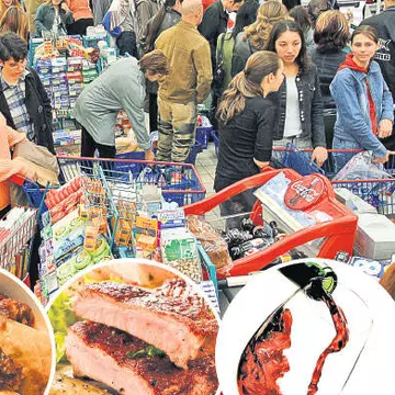 Crăciunul nu e Crăciun fără un vin bun, fără tobă, cârnaţi, caltaboşi, slănină afumată şi ceapă roşie. Cât plătim