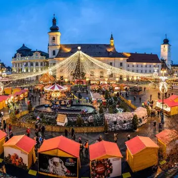 Târgul de Crăciun de la Sibiu, desemnat printre cele mai frumoase din lume