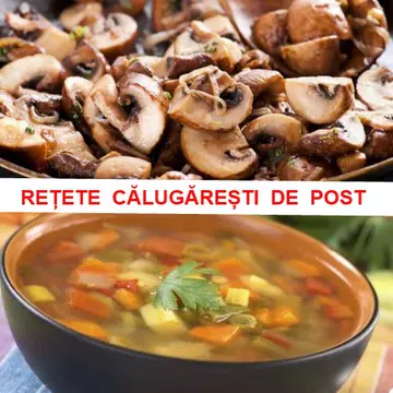 Trei  rețete călugărești, de post