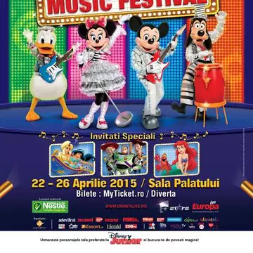 Pregatiti-va pentru ,,ROCK THE MOUSE’’ la Mickey’s Music Festival, un spectacol Disney Live! de mari proportii