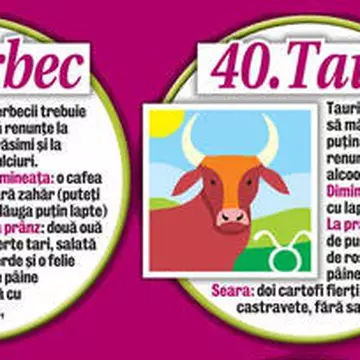 Spune-mi ce zodie ești, ca să-ți spun ce dietă să ții