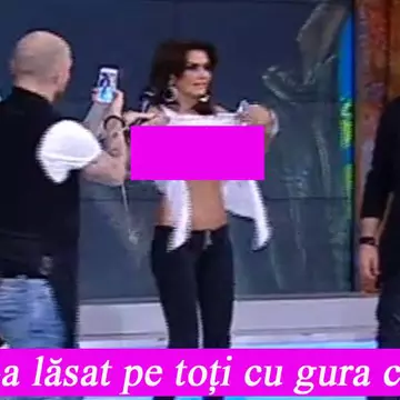  Oana Zăvoranu și-a scos chiloții, în direct și și-a arătat sânii la cameră! 