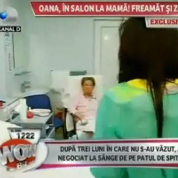 Ceartă la reanimare! Oana Zăvoranu a mers la spital la mama ei