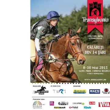 (P) Tineri calareti de top din intreaga lume vor veni weekendul acesta la Transylvania Horse Show 2015 pentru a se intrece pe cai romanesti