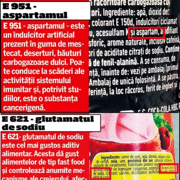  Libertatea îți prezintă topul celor mai periculoase E-uri din produsele alimentare