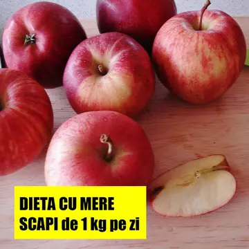 Dieta cu mere! Dai jos câte 1 kg pe zi