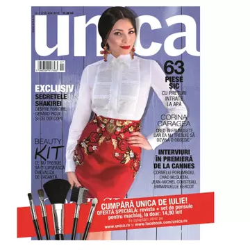 Revista Unica de iulie vine cu știri fierbinți, în premieră de la Cannes! 