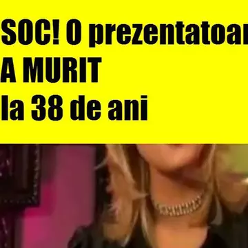 O prezentatoare TV a murit, la doar 38 de ani! Cât de frumoasa era!