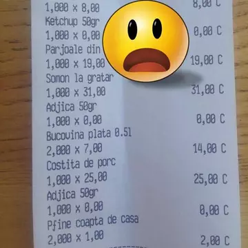 Nu i-a venit să creadă când a văzut ce scria pe bonul fiscal! Ce a cumpărat un bărbat din Bucureşti?