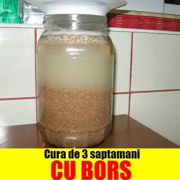 Cura de 3 săptămâni cu borş
