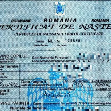 Află numărul sufletului din numele tău din certificatul de naştere