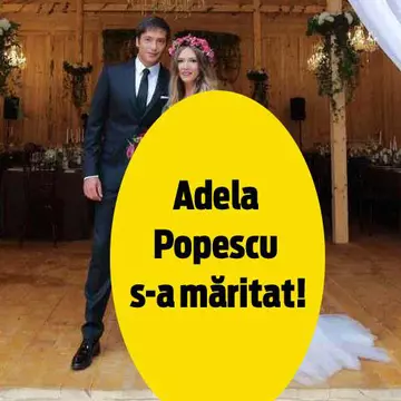 Adela Popescu s-a măritat!