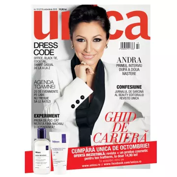 Andra - Primul interviu după a doua naştere, în revista Unica de octombrie