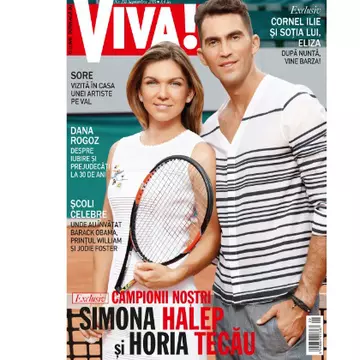 Simona Halep și Horia Tecău, împreună pe coperta Viva! și pe terenul de tenis