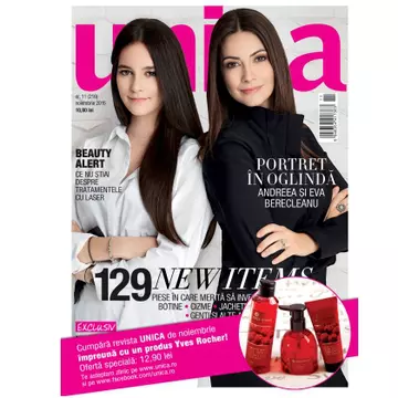 Portret în oglindă: Andreea Berecleanu și fiica ei, Eva, în Unica de noiembrie