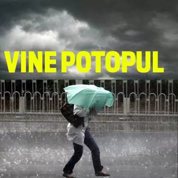 Atenționare meteo de PLOI, pentru toata tara. Cantitatile de apa vor depasi 50 l/mp