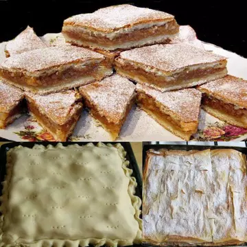 Prăjitură delicioasă cu mere! Nici n-ai să ştii ce mănânci
