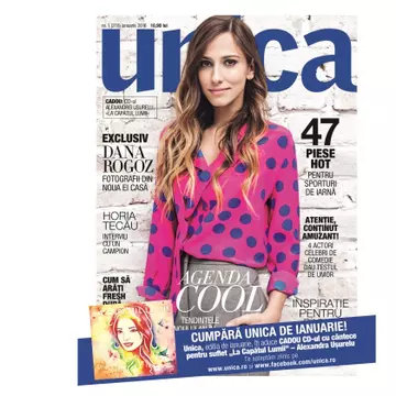 Exclusiv în Unica de ianuarie: Acasă la Dana Rogoz