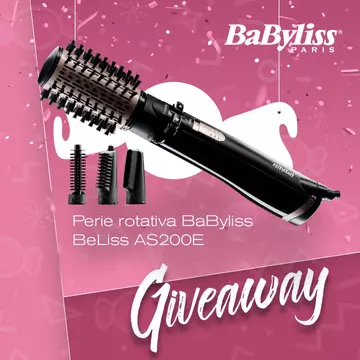 Câștigă o perie rotativă de la BaByliss Paris!