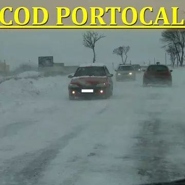 Cod portocaliu de ninsori și viscol pentru București și mai multe județe din țara