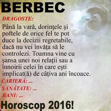 Horoscop 2016! Află de la astrologul Libertăţii cum îţi va merge anul viitor în dragoste şi în carieră, dar şi cum vei sta cu sănătatea şi cu banii