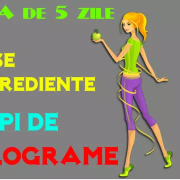 Dieta celor 5 factori! Slabeste 5 kg cu 5 mese pe zi si 5 ingrediente