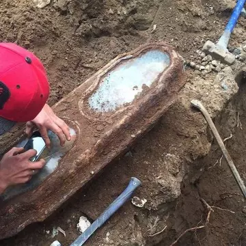 A găsit sub casa ei, un sicriu cu trupul unei fetițe de trei ani, vechi de 145 de ani!