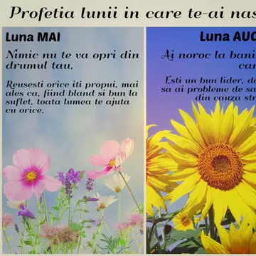 Luna în care te-ai născut spune multe despre ce fel de persoană ești și ce te așteaptă în viață.