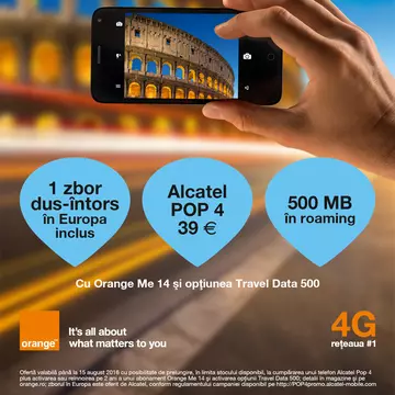 (P) Orange si ALCATEL te trimit in vacanta
