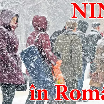 Prima ninsoare în stațiunea Harghita Băi