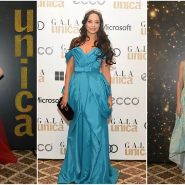 Vedetele autohtone au ales ținute colorate la Gala Unica 2016
