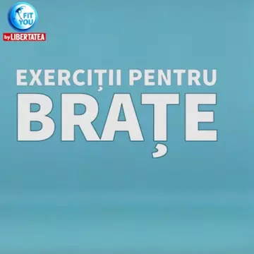 #FitYou! Exerciţiu pentru braţe tonifiate