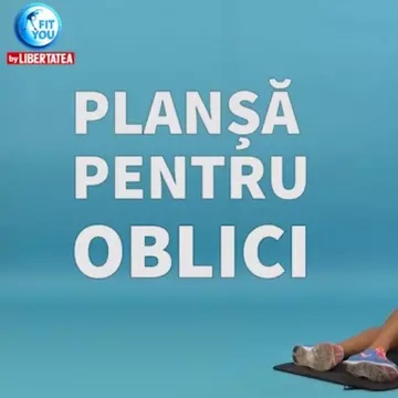 #FitYou! Exercițiu pentru mușchii abdominali oblici
