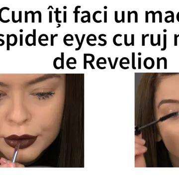 Tutorial. Cum îți faci un machiaj spider eyes pentru Revelion