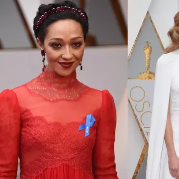 De ce au purtat vedetele o panglică albastră la gala Oscar 2017