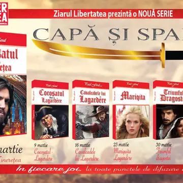 Libertatea lansează colecția de capă și spadă semnată de Paul Feval