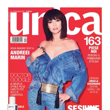 Andreea Marin, sexy pe coperta revistei Unica aprilie 2017