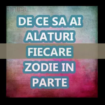 De ce să ai alături fiecare zodie în parte