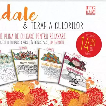 Relaxare orientală cu noua colecție de cărți de colorat pentru adulți