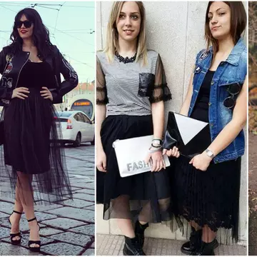 Cum purtăm fusta din tul