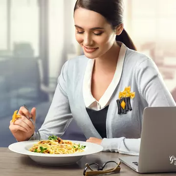 Broșe cacio e pepe