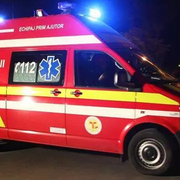 Un autocar s-a răsturnat la Brașov